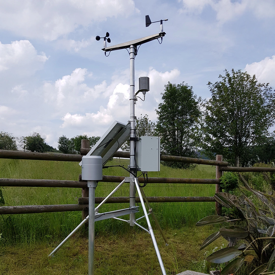 Mobile autarke Wetterstation mit Solarbetrieb